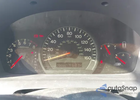 2003 Honda Accord 3.0 Ex from USA, damaged, VIN 1HGCM66503A102308